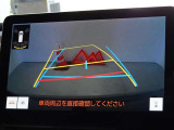バックガイドモニターを装備しています、車庫入れもラクラクです。