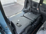 シートが倒せて荷物も楽々