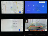 ナビ、メニュー画面、バックモニターの画像です。