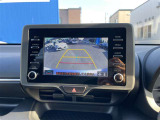 バックカメラです!ナビゲーションにこのように映ります。見えずらい真後ろもこれで安心ですよ!