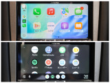 Apple CarPlay/Android Autoが利用可能です(社外ディスプレイオーディオ