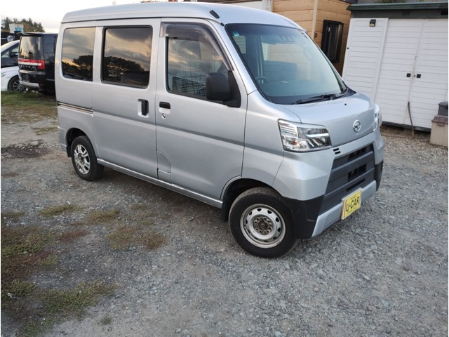 ハイゼットカーゴ デラックス SAIII ハイルーフ 4WD 車検有り即乗り ワンセグカーナ...