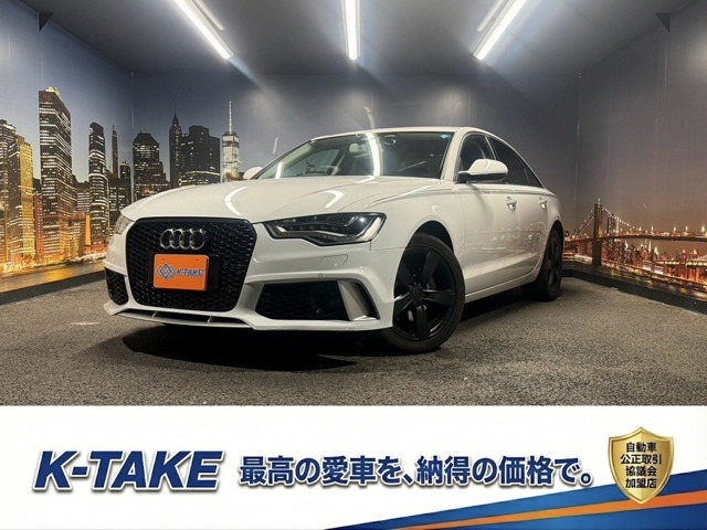 A6 2.8 FSI クワトロ 4WD (禁煙車)(RS仕様)(黒革シート)(メーカーナ