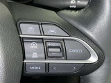ステアリングスイッチ付き。前方から目を離すことなく操作することが可能です。