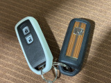 スマートキー付!キーを取り出さなくてもドアロックの施錠・開錠、エンジンの始動が出来ます!雨の日や荷物の多い日にとても便利ですね♪