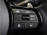 ◆アダプティブクルーズコントロール◆予め設定した車速内でクルマが自動的に加減速。前走車との適切な車間距離を維持しながら追従走行します。【LKAS】車線維持支援システムでステアリング操作を支援。
