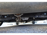 車両後方からの下回りです。マフラー防錆塗装や下回り防錆施工等も可能でございます。