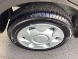 【右後】純正ホイールキャップ&タイヤです(155/65R14)