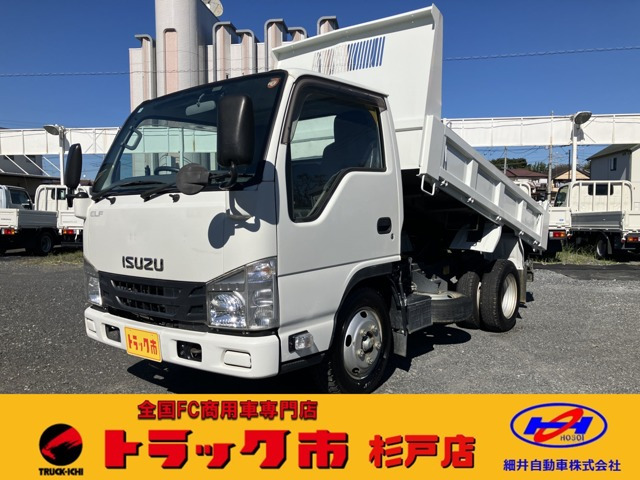 エルフ 積載3トン 全低床強化ダンプ 6AT