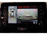 車両を上から見たような映像表示するパノラミックビューモニター付き!