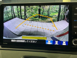 【バックカメラ】駐車時に後方がリアルタイム映像で確認できます。大型商業施設や立体駐車場での駐車時や、夜間のバック時に大活躍!運転スキルに関わらず、今や必須となった装備のひとつです!