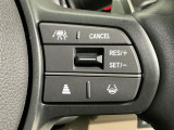 クルーズコントロールを装備しています。高速道路などで一定の速度で走ってくれるので運転が楽ですよ!速度を設定できますので、スピードの出しすぎにも注意できます。