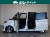 両側パワースライドドア付きだから、狭い駐車スペースなどでの 乗り降りラクラク!小さなお子さまのいるご家庭には嬉しい装備。