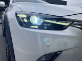 鋭く前方を照らす、LEDヘッドライト。遠くまで視界が開けることで、より安心したストレスのない走行を、提供してくれます。ライトの寿命が長いこともLEDの特徴ですね。