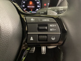 右側のステアリングスイッチはHondaセンシング系のスイッチ他にセレクターホイールを装備。スピードメーター内・マルチインフォメーション・ディスプレーの各表示が確認できます。
