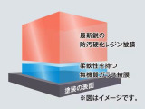 高耐候・高膜厚の2層コーティングがボディを汚れや水シミから守り、スリックコートが窓ガラスの汚れ・水垢を抑制。優れた撥水・滑水性能で、愛車の美しさと雨天時のクリアな視界を長く保ちます。