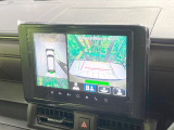 【全方位モニター用カメラ】専用のカメラにより、上から見下ろしたような視点で360度クルマの周囲を確認することができます☆死角部分も確認しやすく、狭い場所での切り返しや駐車もスムーズに行えます。