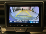 リアカメラ付で、後方をナビ画面で確認。車庫入れも安心です。もちろん、バックギアと連動しています。