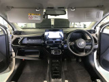 ヘッドライト光軸上下調整機能付き車両です。各種スイッチ部