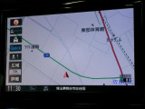 純正9インチモニターナビ付きです♪大きくて見やすく、目的地まで案内してくれるので、遠距離ドライブも安心です♪