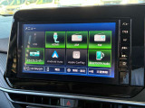 日産純正ディスプレーオーディオです。AppleCarPlayやAndroidAutoでスマートフォンを連携するとモニターにスマートフォンのアプリを表示する事も可能です。