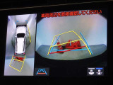 バックガイドモニターを装備しています、車庫入れもラクラクです。パノラミックビューモニターを搭載しています、上からの画像も表示されます。