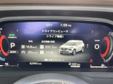メーター中央部にドライブアシストディスプレイがあり、ドライバーに必要な車両情報を表示してくれます♪