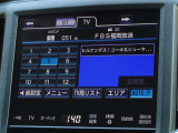 地デジ対応、フルセグデジタルTV放送が視聴できます。