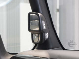 ◆サイドビューサポートミラー◆車の左前の見ずらい所・助手席側のドアの下あたりの見づらい所を映すから、駐車がずっとラクになります。