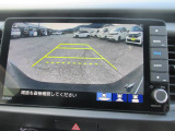 バックカメラの画像です。車庫入れや駐車が苦手な方でも後部が確認でき安心感がアップします