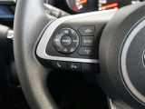 ステアリングスイッチ付き。前方から目を離すことなく操作することが可能です