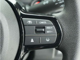 ◆アダプティブクルーズコントロール◆予め設定した車速内でクルマが自動的に加減速。前走車との適切な車間距離を維持しながら追従走行します。【LKAS】車線維持支援システムでステアリング操作を支援。