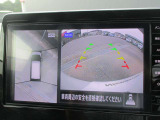 アラウンドビューモニターで車の周囲の情報が室内でわかります。
