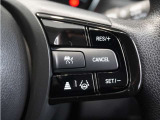 ◆アダプティブクルーズコントロール◆予め設定した車速内でクルマが自動的に加減速。前走車との適切な車間距離を維持しながら追従走行します。【LKAS】車線維持支援システムでステアリング操作を支援。