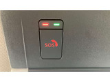 【SOSコール】急病時や危険を感じた時には、SOSコールスイッチを押してください。万が一の事故発生時には、エアバッグ展開と連動し自動通報されます。