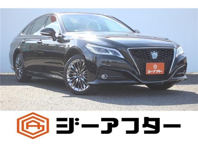 クラウン ハイブリッド 2.5 G エグゼクティブ Four 4WD 禁煙車 純正9.2インチナビ フ...