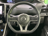 【ステアリングスイッチ】運転中、前方から目線をそらすことなく、オーディオ等の操作が可能な便利機能!安心&快適なドライブを演出してくれます♪