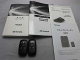取説・メンテナンスノート・スマートキーの3点セットです。