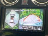 【アラウンドビューモニター】専用のカメラにより、上から見下ろしたような視点で360度クルマの周囲を確認することができます☆死角部分も確認しやすく、狭い場所での切り返しや駐車もスムーズに行えます。