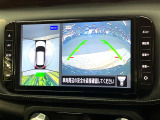 【アラウンドビューモニター】専用のカメラにより、上から見下ろしたような視点で360度クルマの周囲を確認することができます☆死角部分も確認しやすく、狭い場所での切り返しや駐車もスムーズに行えます。
