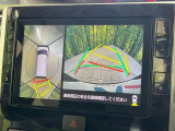 【パノラマモニター】専用のカメラにより、上から見下ろしたような視点で360度クルマの周囲を確認することができます☆死角部分も確認しやすく、狭い場所での切り返しや駐車もスムーズに行えます。