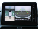 安心安全の360度見渡せるアラウンドビューモニター付です。