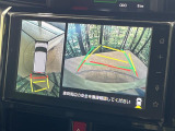 【パノラミックビューモニター】専用のカメラにより、上から見下ろしたような視点で360度クルマの周囲を確認することができます☆死角部分も確認しやすく、狭い場所での切り返しや駐車もスムーズに行えます。