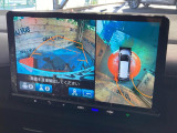 【マルチビューカメラシステム】専用のカメラにより、上から見下ろしたような視点で360度クルマの周囲を確認することができます☆死角部分も確認しやすく、狭い場所での切り返しや駐車もスムーズに行えます。