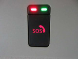 SOSコール 急病時や危険を感じた時SOSコールスイッチを押すと、専門のオペレーターに繋がって、警察や救急車への連携サポートしてくれます。(別途登録費用がかかります)