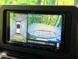 【パノラマモニター】専用のカメラにより、上から見下ろしたような視点で360度クルマの周囲を確認することができます☆死角部分も確認しやすく、狭い場所での切り返しや駐車もスムーズに行えます。