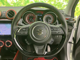 手元に各種スイッチが配置され、運転姿勢を保ちながら必要な操作にアクセスしやすい仕様です。メーターも視界に入り、運転時の確認や操作を支える実用的な装備です。