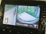 【アラウンドビューモニター】専用のカメラにより、上から見下ろしたような視点で360度クルマの周囲を確認することができます☆死角部分も確認しやすく、狭い場所での切り返しや駐車もスムーズに行えます。