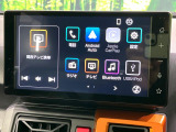 【ディスプレイオーディオ】お手持ちのスマートフォンとの連携で、ナビや音楽再生など各種アプリを使用可能。スマホに近い感覚でお使いいただけます♪