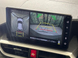 【パノラマモニター】専用のカメラにより、上から見下ろしたような視点で360度クルマの周囲を確認することができます☆死角部分も確認しやすく、狭い場所での切り返しや駐車もスムーズに行えます。